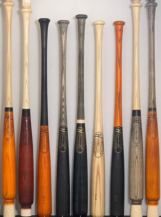 wood bat color selections